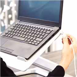 Fellowes 8064401 supporto per laptop Supporto per Bianco 19" - Vista aggiuntiva 5