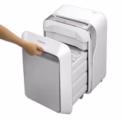 Fellowes LX Series Powershred LX21 distruggi documenti Taglio a frammenti Grigio, Bianco - Vista aggiuntiva 6
