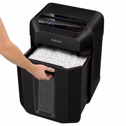 Fellowes AutoMax 90M destructeur de papier Découpage par micro-broyage Noir - Vista aggiuntiva 7