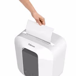 Fellowes LX Series 100109815 distruggi documenti Taglio a striscia Bianco - Vista aggiuntiva 3