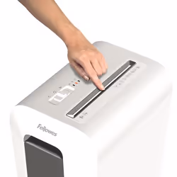 Fellowes LX Series LX65 distruggi documenti Taglio a particelle Bianco