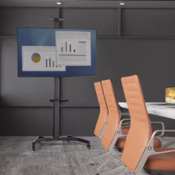 Fellowes 100136877 Supporti a parete per TV 177,8 cm (70") Pavimento Nero - Vista aggiuntiva 3