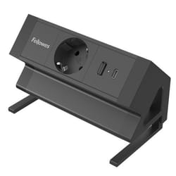 Fellowes 100137172 prolunghe e multiple 2 m 1 presa(e) AC Interno Nero