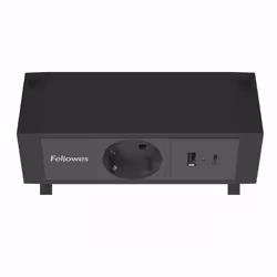 Fellowes 100137172 prolunghe e multiple 2 m 1 presa(e) AC Interno Nero - Vista aggiuntiva 3