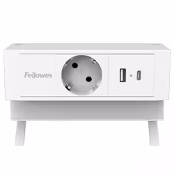 Fellowes 100137173 prolunghe e multiple 2 m 1 presa(e) AC Interno Bianco - Vista aggiuntiva 2