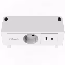 Fellowes 100137173 prolunghe e multiple 2 m 1 presa(e) AC Interno Bianco - Vista aggiuntiva 3