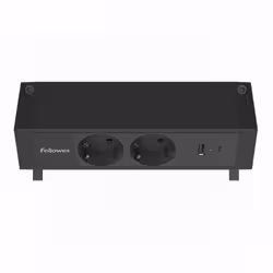 Fellowes 100137182 prolunghe e multiple 2 m 2 presa(e) AC Interno Nero - Vista aggiuntiva 3