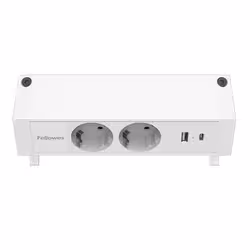 Fellowes 100137183 prolunghe e multiple 2 m 2 presa(e) AC Interno Bianco - Vista aggiuntiva 2