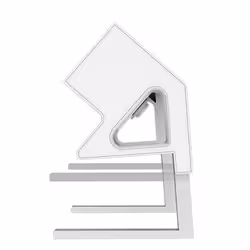Fellowes 100137183 prolunghe e multiple 2 m 2 presa(e) AC Interno Bianco - Vista aggiuntiva 5