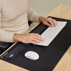 Fellowes Breyta poggiapolso Silicone Nero - Vista aggiuntiva 3