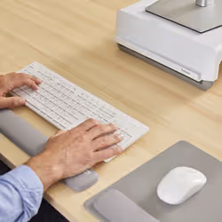 Fellowes Breyta poggiapolso Silicone Grigio - Vista aggiuntiva 3