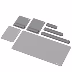 Fellowes Breyta poggiapolso Silicone Grigio - Vista aggiuntiva 7
