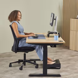 Fellowes Breyta poggiapolso Silicone Azzurro - Vista aggiuntiva 5
