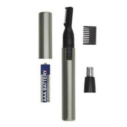 Wahl 5640-1016 rasoio di precisione Bagnato e secco Alluminio, Nero
