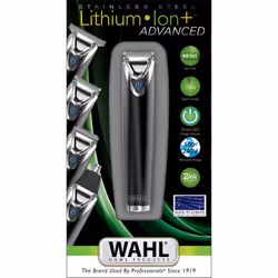 Wahl 9864-016 regolabarba Batteria Nero