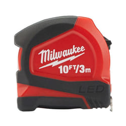 Milwaukee - MHT48226602 - Metro a nastro a led, 3 m, larghezza: 12 mm, colore: Rosso