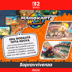 Nintendo Mario kart world Standard Cinese semplificato, Cinese tradizionale, Tedesca, DUT, Inglese, ESP, Francese, ITA, Giapponese, Coreano, Portoghese, Russo Nintendo Switch 2 - Vista aggiuntiva 4