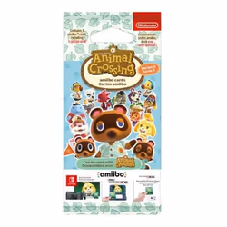 Nintendo Amiibo Carte Animal Crossing Serie 5, Kit di carte, Multicolore, Plastica, CE, 3 g, 70 mm