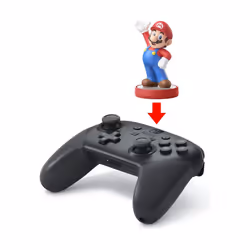 Nintendo Switch Pro Controller Nero Bluetooth Gamepad Analogico/Digitale Nintendo Switch, PC - Vista aggiuntiva 4