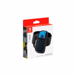 Nintendo Leg Strap Fibra di cotone, Elastan, Nylon, Poliestere Nero - Vista aggiuntiva 4