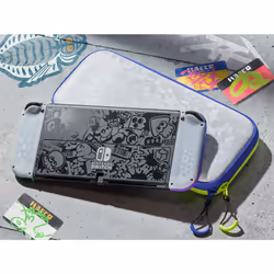 Nintendo Custodia e pellicola protettiva per Switch OLED Splatoon 3 - Vista aggiuntiva 4