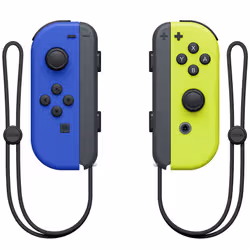 Nintendo Joy-Con Blu, Giallo Bluetooth Gamepad Digitale Nintendo Switch, Nintendo Switch OLED - Vista aggiuntiva 2