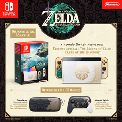 Nintendo Switch - Modello OLED Edizione Speciale The Legend of Zelda: Tears of the Kingdom - Vista aggiuntiva 5