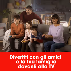 Nintendo Switch Rosso Neon/Blu Neon [ed.2022], schermo 6.2 pollici - Vista aggiuntiva 5