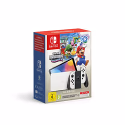 Nintendo Switch OLED (White) + Super Mario Bros. Wonder + Online Individual 12-Month console da gioco portatile 17,8 cm (7") 64 GB Touch screen Wi-Fi Bianco - Vista aggiuntiva 2
