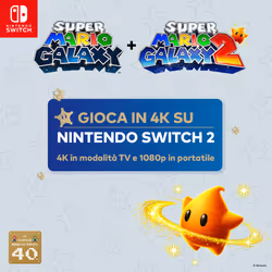 Nintendo Super Mario Galaxy + Super Mario Galaxy 2 Tedesca, DUT, Inglese, ESP, Francese, ITA, Giapponese, Coreano, Portoghese Nintendo Switch - Vista aggiuntiva 5