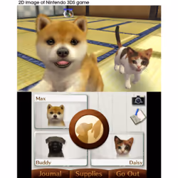 Nintendo Nintendogs + Cats Golden Retriever - Selects Tedesca, Inglese, ESP, Francese, ITA, DUT, Portoghese, Russo Nintendo 3DS - Vista aggiuntiva 5
