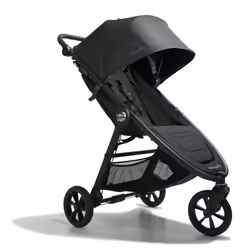 Baby Jogger city mini GT2, Velo per culla, Passeggino all-terrain, Qualsiasi tipo, Ruote forate, Ripiegabile, Nero