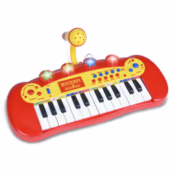 Bontempi Electronic Keyboard with microphone and flashing light show - Vista aggiuntiva 2