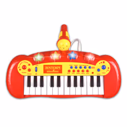 Bontempi Electronic Keyboard with microphone and flashing light show - Vista aggiuntiva 3