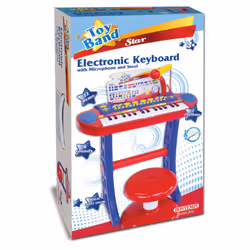 Bontempi Tastiera Elettr 31T C/Mic+Sgab