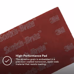 3M - New2-Vlieshandpads Cf-Pro Hp 115X228Mm Un Vf Rot