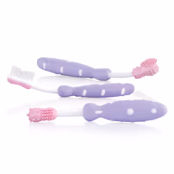 Nuby 0048526007547 spazzolino da denti Blu, Verde, Viola - Vista aggiuntiva 8
