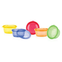 Nuby 0048526911646 piatto piano Rotondo Plastica Multicolore
