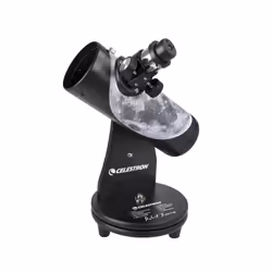 Celestron Firstscope 76 Signature Series Moon by Robert Reeves, Nero, Grigio, Alluminio, Starry Night Basic Edition, 7,6 cm