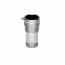 Celestron CE93326, Adattatore per telescopio, Grigio, Alluminio, 2x, 3,18 cm, 3,18 cm