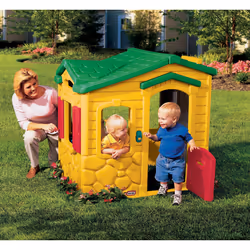Little Tikes Magic Doorbell, Casetta per bambini da pavimento, 1,5 anno/i, 1 porta/porte, Verde, Rosso, Giallo