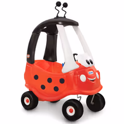 Little Tikes Cozy Coupe Ladybug, 1,5 anno/i, 4 ruota(e), Nero, Rosso, Bianco
