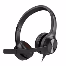Creative Labs Chat USB Auricolare Cablato A Padiglione Ufficio USB tipo-C Nero