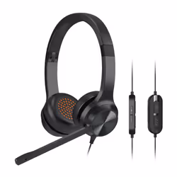 Creative Labs Chat USB Auricolare Cablato A Padiglione Ufficio USB tipo-C Nero