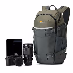 Lowepro Flipside Trek BP 250 AW Zaino Verde, Grigio - Vista aggiuntiva 4