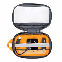 Lowepro GearUp Pouch Mini valigetta porta attrezzi Custodia a sacchetto Nero, Arancione, Translucent - Vista aggiuntiva 6