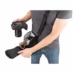 Lowepro 200 AW Nero Poliestere Custodia semirigida - Vista aggiuntiva 5