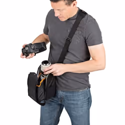 Lowepro 200 AW Nero Poliestere Custodia semirigida - Vista aggiuntiva 7