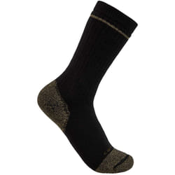 Carhartt Cotton Blend Steel Toe Boot Socken (Confezione da 2), nero, dimensione M L per uomo