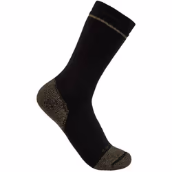 Carhartt Cotton Blend Steel Toe Boot Socken (Confezione da 2), nero, dimensione M L per uomo